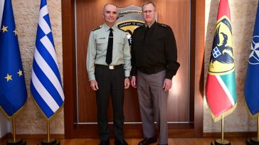 Επίσκεψη του υποδιοικητή των χερσαίων δυνάμεων των ΗΠΑ  σε Ευρώπη και Αφρική στο ΓΕΣ
