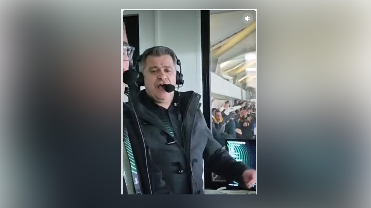 Βίντεο με την επική αντίδραση του σπορτκάστερ Μανώλη Σφακάκη στο νικητήριο γκολ της ΑΕΚ επί της Κραϊόβα