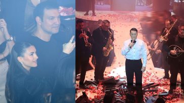 Η Ιωάννα Σιαμπάνη και ο Τζίμης Σταθοκωστόπουλος στην πρεμιέρα του Γιώργου Μαζωνάκη