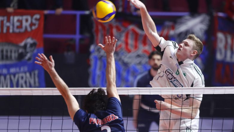 Bόλεϊ: Με ηγέτη τον Νίλσεν ο Παναθηναϊκός, 3-2 τον Πανιώνιο