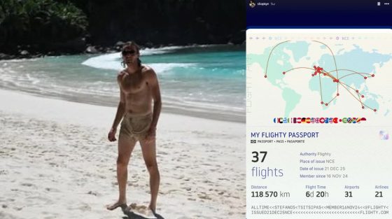 Το εντυπωσιακό ταξιδιωτικό tour του Στέφανου Τσιτσιπά το 2025