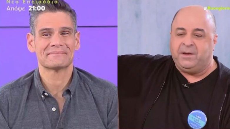 Σεφερλής και Ουγγαρέζος συναντήθηκαν στο πλατό του Buongiorno – «Ήρθε ο Μάρκος κι έφερε γούρι»