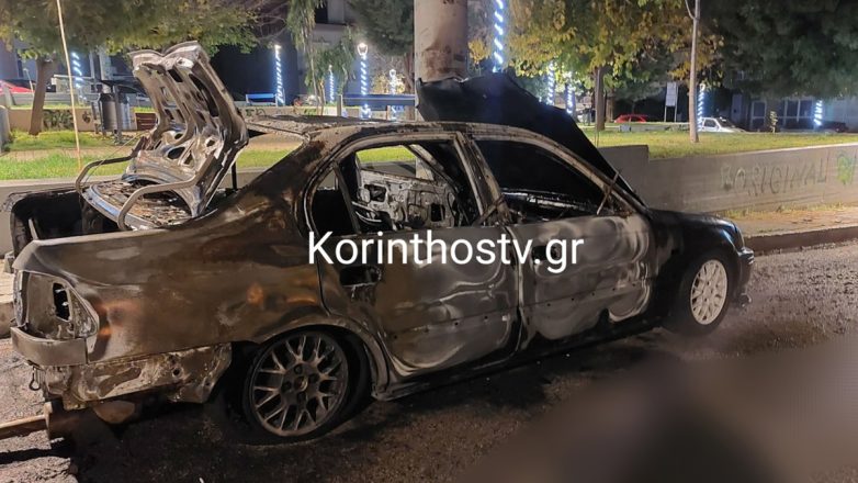 Στις φλόγες αυτοκίνητο στον Συνοικισμό Κορίνθου