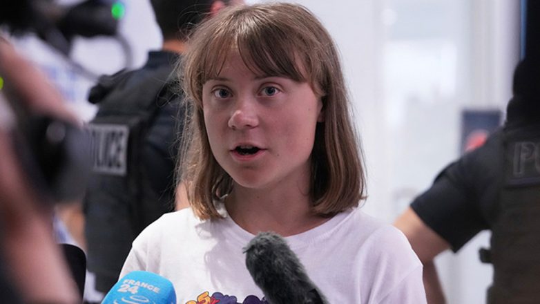 Η Γκρέτα Τούνμπεργκ συνελήφθη σε διαδήλωση υπέρ των Παλαιστινίων στο Λονδίνο