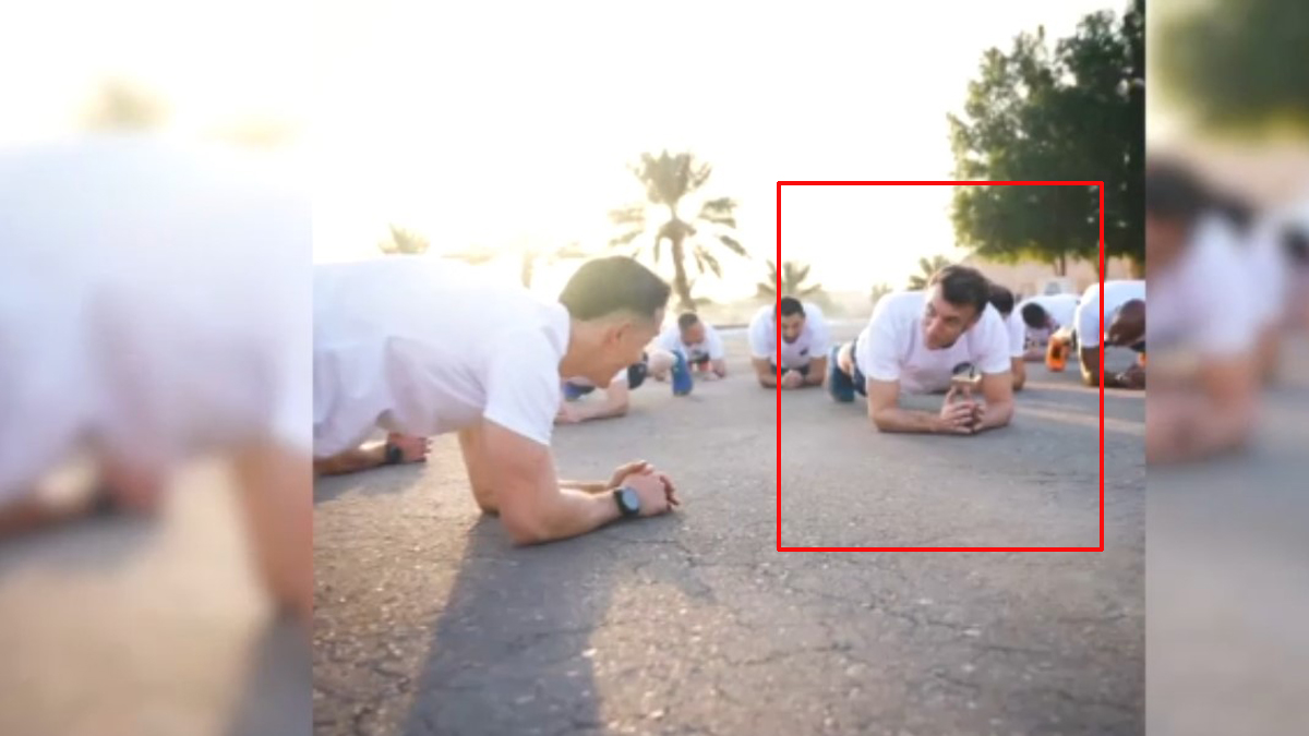 Ο Μακρόν συμμετείχε σε εκπαίδευση του γαλλικού στρατού στο εξωτερικό