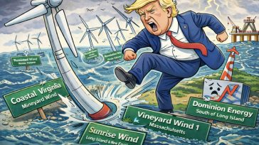 Κυβέρνηση Τραμπ: Αναστέλλει πέντε μεγάλα υπεράκτια έργα αιολικής ενέργειας, για λόγους «εθνικής ασφαλείας»