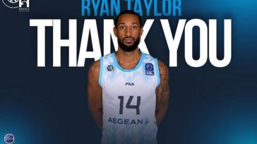 Τέλος από τον Κολοσσό Ρόδου ο Ράιαν Τέιλορ