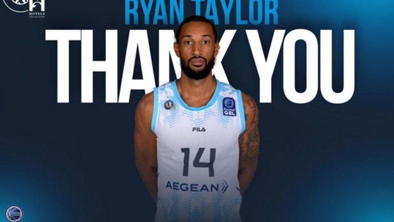 Τέλος από τον Κολοσσό Ρόδου ο Ράιαν Τέιλορ