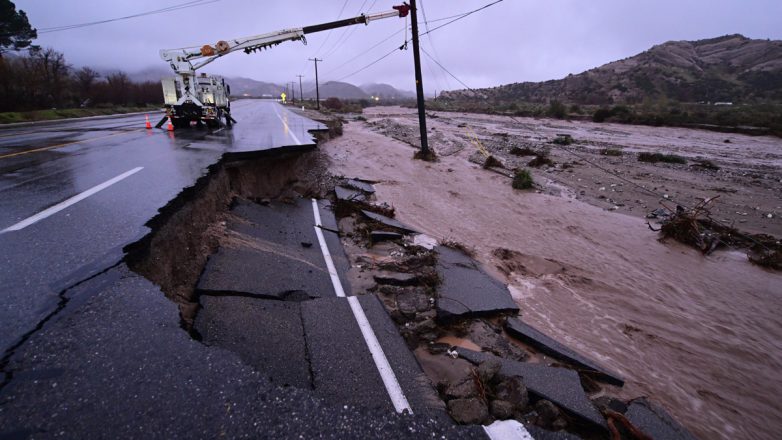 Νέα ισχυρή καταιγίδα πλήττει τη Νότια Καλιφόρνια