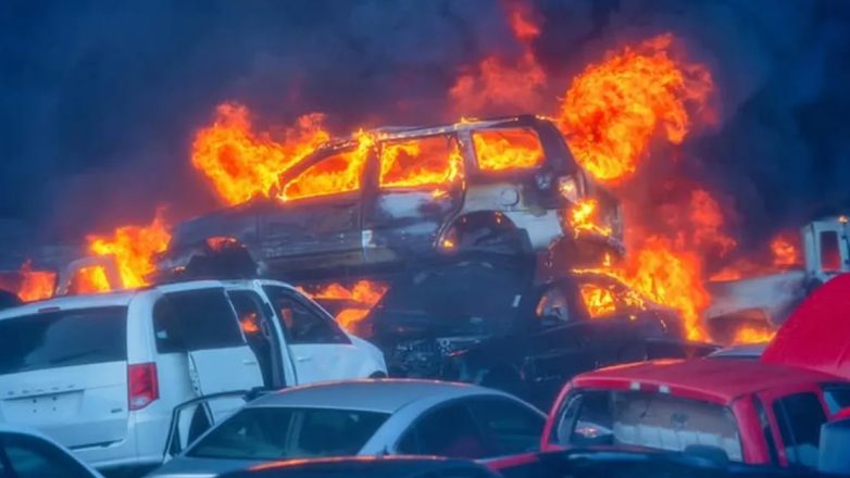 Μυστήριο ο εμπρησμός αυτοκινήτων επιχειρηματία