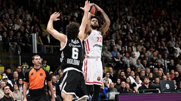 Euroleague: Βίρτους Μπολόνια-Ολυμπιακός 27-30 (Δεύτερο δεκάλεπτο)