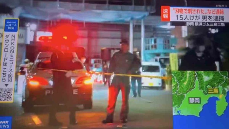 Ιαπωνία: 14 τραυματίες από επίθεση με μαχαίρι σε εργοστάσιο Ιαπωνία: 14 τραυματίες από επίθεση με μαχαίρι σε εργοστάσιο