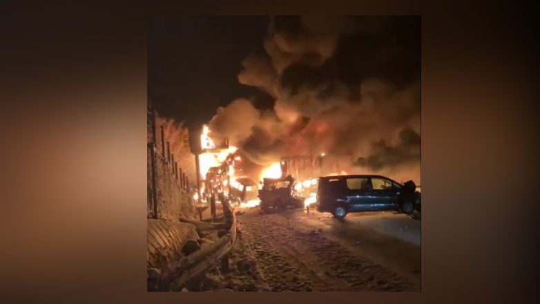 Ιαπωνία: Καραμπόλα 50 οχημάτων – Τουλάχιστον ένας νεκρός και δεκάδες τραυματίες