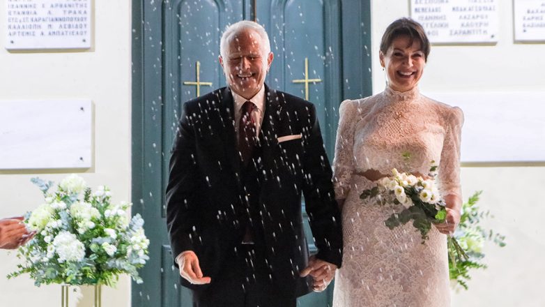 Ο Γιάννης Ραγκούσης παντρεύτηκε με τη Μαρίνα Κοντοτόλη