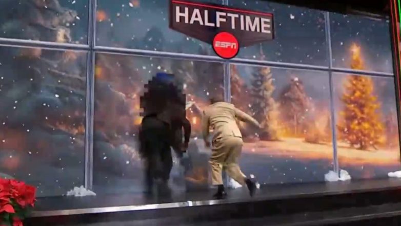 Σακίλ Ο’Νιλ: Διέλυσε το video wall στο στούντιο εκπομπής