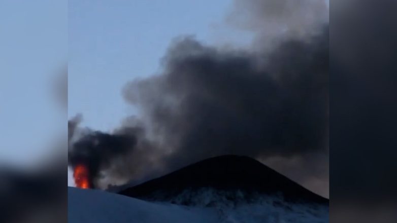 Αίτνα: Εντυπωσιακές εικόνες από τη νέα έκρηξη του ηφαιστείου