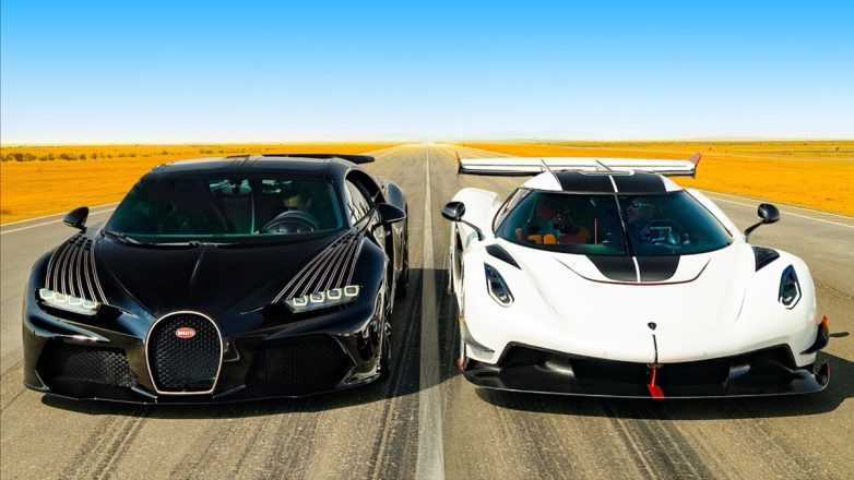 Κόντρα εκατομμυρίων και χιλιάδων αλόγων: Bugatti Chiron SS vs Koenigsegg Jesko Attack (Βίντεο)