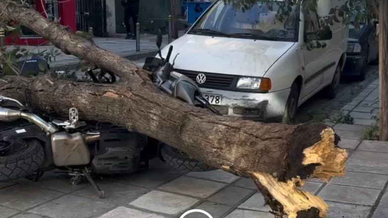 Θεσσαλονίκη: Ξεπέρασαν τα 100 χιλιόμετρα οι θυελλώδεις άνεμοι