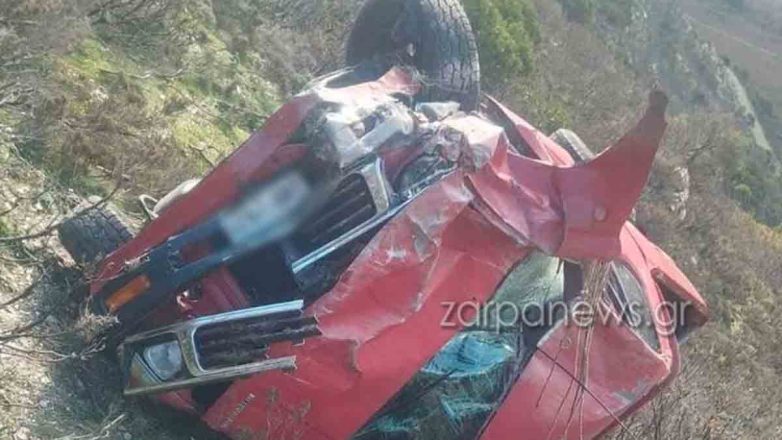 Νεκρός ο 67χρονος που έπεσε από το γκρεμό με το αυτοκίνητό του