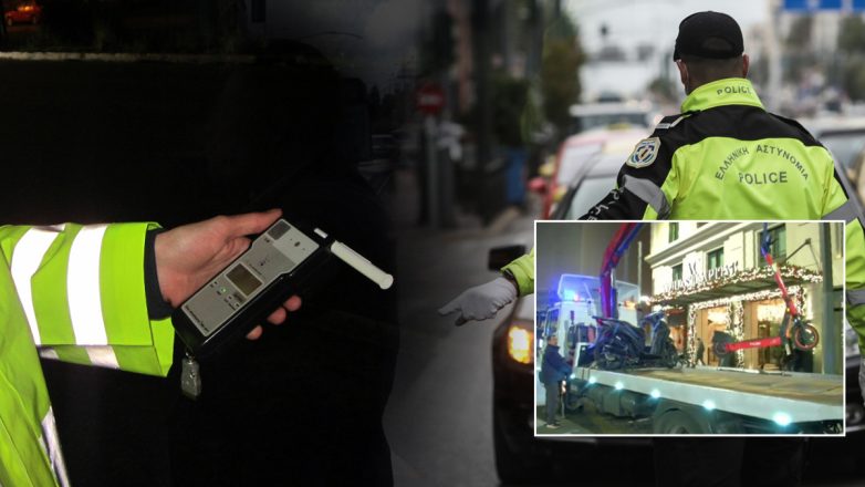 Γυναίκα με ηλεκτρικό πατίνι υπό την επήρεια αλκοόλ