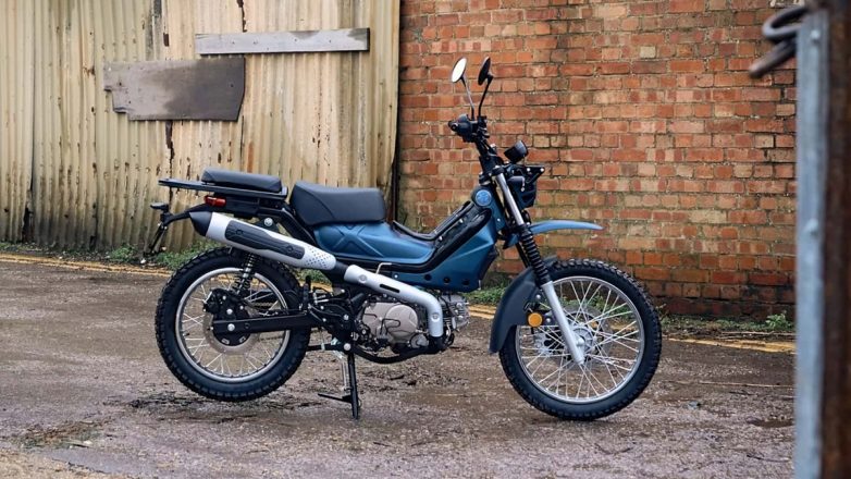 Το AJS Imber δεν κρύβει ότι μοιάζει με το Hunter Cub!