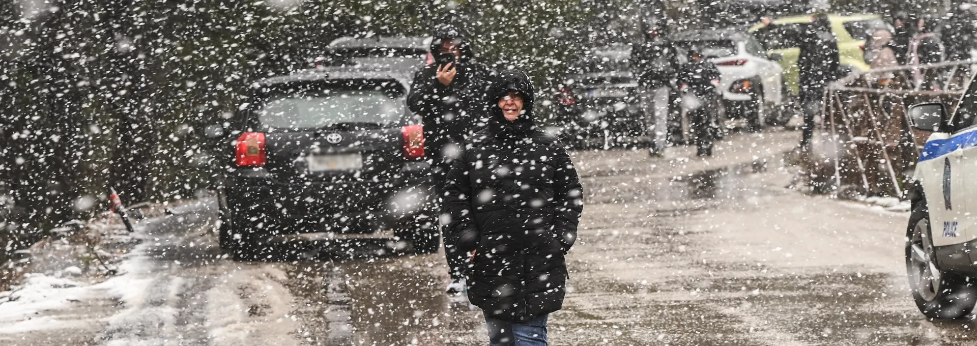 Χιόνια στην Πάρνηθα και την Ιπποκράτειο Πολιτεία