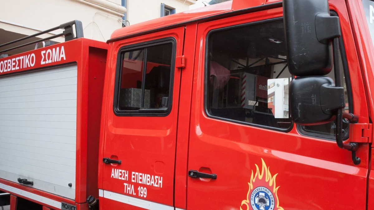 Φωτιά σε βυτιοφόρο στον Λαγκαδά