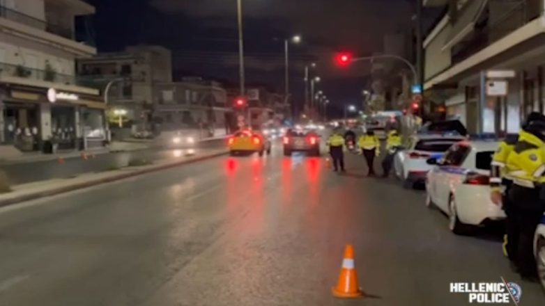 Βίντεο από τους ελέγχους της Τροχαίας στην Αθήνα