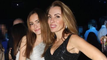 Αλεξάνδρα Πασχαλίδου: Σπάνια βραδινή έξοδος με την κούκλα κόρη της, Μελίνα Lindskog στο NOX