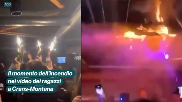 Βίντεο με την οροφή του μπαρ Le Constellation να είναι τυλιγμένη στις φλόγες