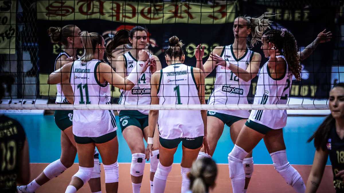 Βόλεϊ Γυναικών: «Ποδαρικό» με… περίπατο για τον Παναθηναϊκό, 3-0 τον Άρη