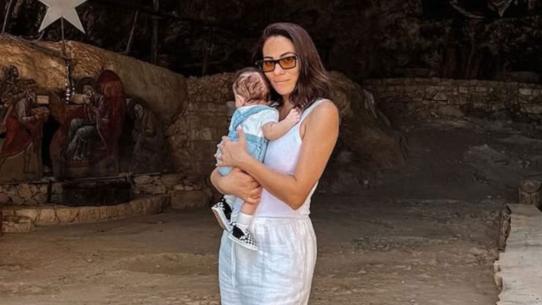 Ευρυδίκη Βαλαβάνη: Ο 5 μηνών γιος της κέρδισε το φλουρί Ευρυδίκη Βαλαβάνη: Ο 5 μηνών γιος της κέρδισε το φλουρί