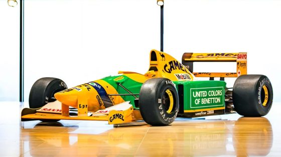 Πωλείται το μονοθέσιο με το οποίο ο Michael Schumacher πέτυχε την πρώτη του νίκη στην Formula 1