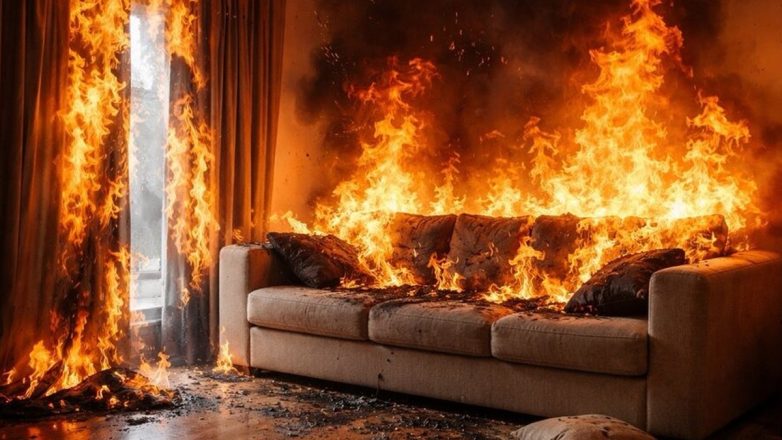 Κρήτη: Πενηνταοκτάχρονη έβαλε φωτιά στο σπίτι της