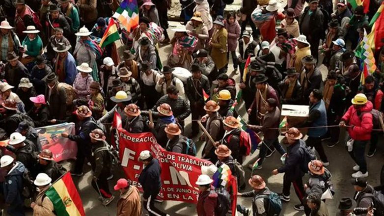 Βολιβία: Διαδήλωση στη Λα Πας εναντίον του τερματισμού της επιδότησης των καυσίμων