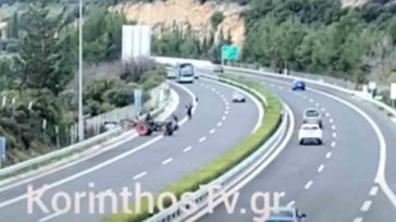 Aγρότες της Νεμέας: Η επικίνδυνη εισβολή με τρακτέρ στην Ε.Ο Κορίνθου – Τριπόλεως