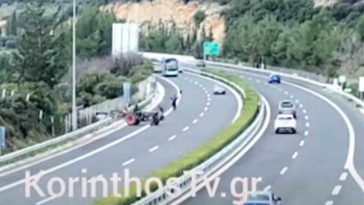 Aγρότες της Νεμέας: Η επικίνδυνη εισβολή με τρακτέρ στην Ε.Ο Κορίνθου – Τριπόλεως