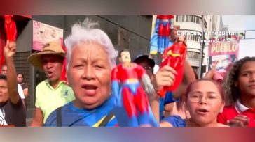 Οπαδοί του Μαδούρο στους δρόμους του Καράκας