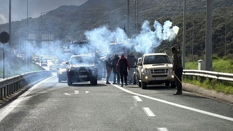 Αιτωλοακαρνανία: Κλειστή η Ιόνια Οδός και η Παλαιά Εθνική στον κόμβο Κουβαρά