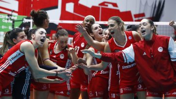 Βόλεϊ: Νίκη με ανατροπή για τον Ολυμπιακό!