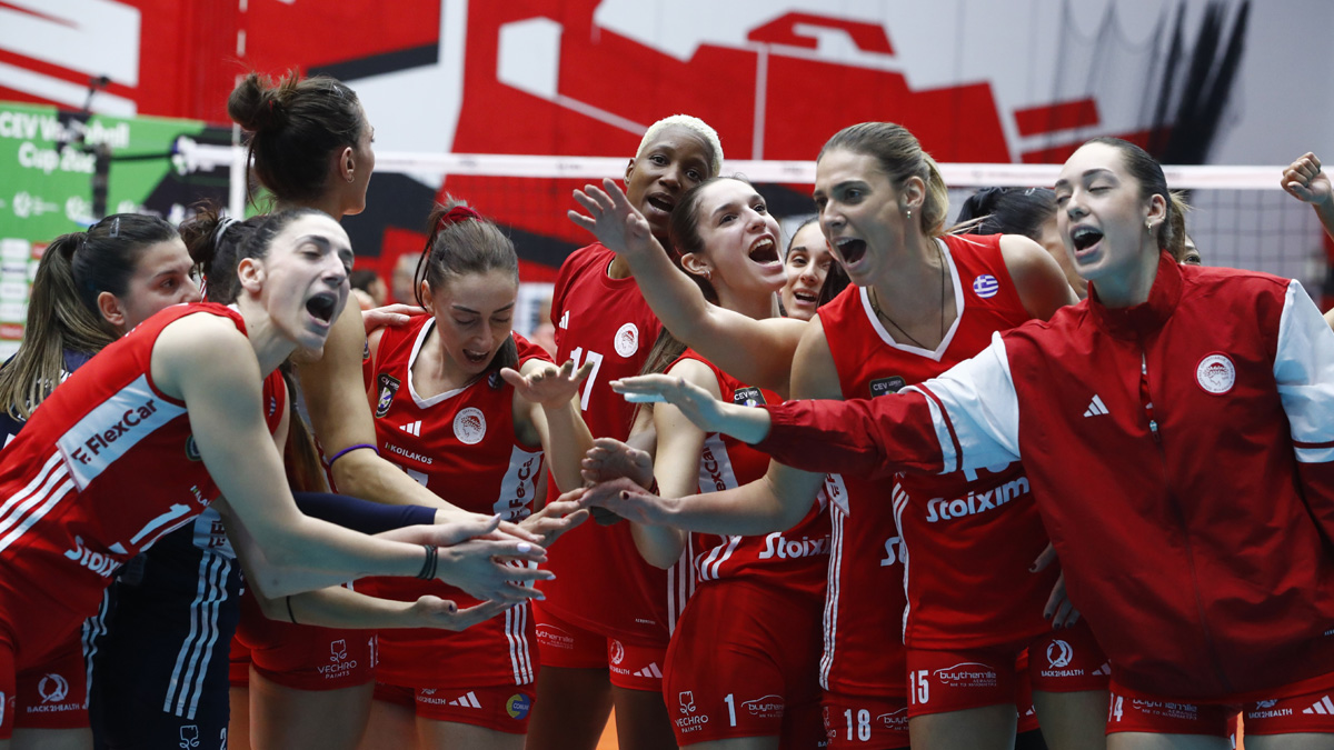 Βόλεϊ: Νίκη με ανατροπή για τον Ολυμπιακό!