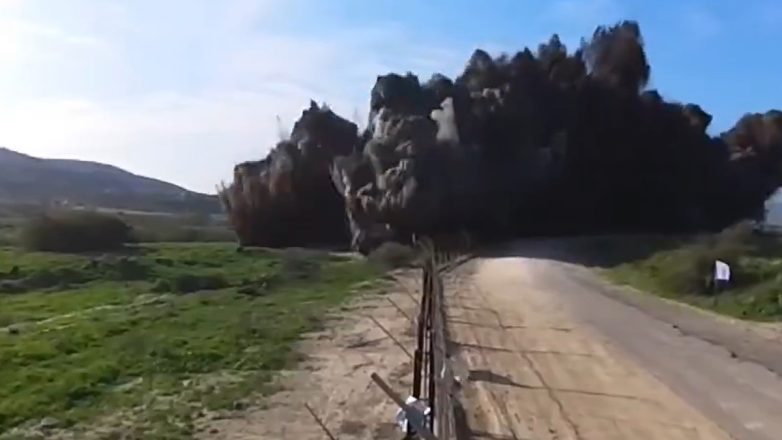 Εντυπωσιακό βίντεο από την εκκαθάριση 500 αντιαρματικών ναρκών στο Ισραήλ