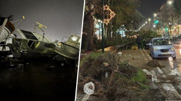 Ανεμοστρόβιλος «σάρωσε» την Αλεξανδρούπολη