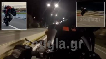 Συνελήφθησαν μοτοσικλετιστές που έκαναν σούζες στη Λεωφόρο Αθηνών