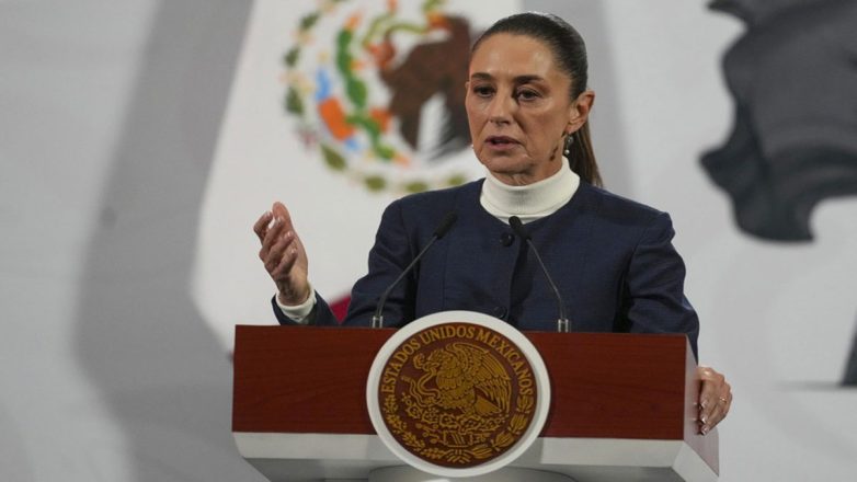 Η Πρόεδρος του Μεξικού λέει ότι είχε μια «καλή συζήτηση» με τον Τραμπ