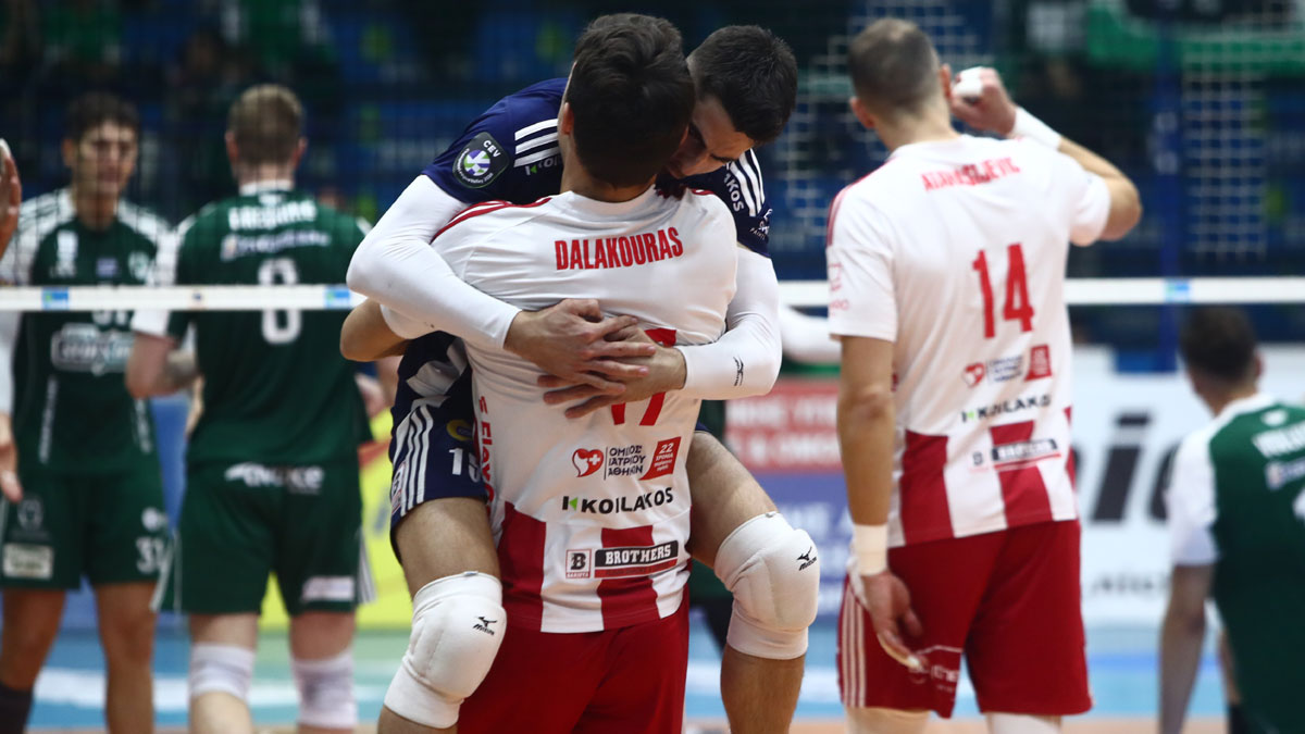 Βόλεϊ: Κατέκτησε το Σούπερ Καπ ο Ολυμπιακός, 3-2 τον Παναθηναϊκό