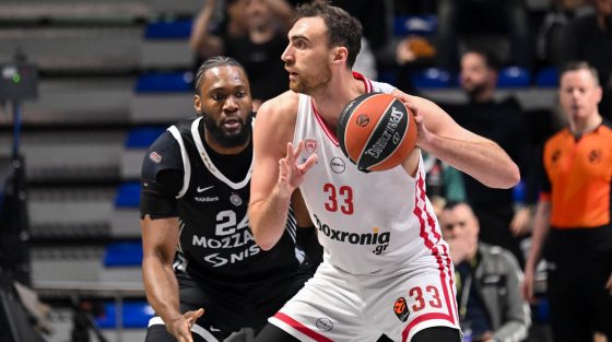 Διέλυσε την πληγωμένη Παρτίζαν με 104-66 ο Ολυμπιακός