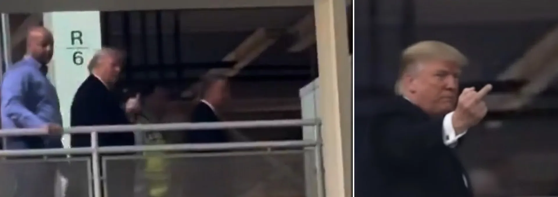 Ο Τραμπ υψώνει το μεσαίο δάχτυλο και φωνάζει «F*** you» σε εργαζόμενο εργοστασίου