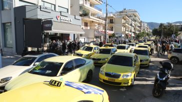 «Χειρόφρενο» και σήμερα για τα ταξί της Αθήνας