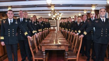 Στο θωρηκτό «Αβέρωφ» συνεδρίασε το Ανώτατο Ναυτικό Συμβούλιο